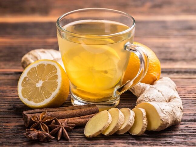 O té de xenxibre con limón fortalece perfectamente o sistema inmunitario e a potencia