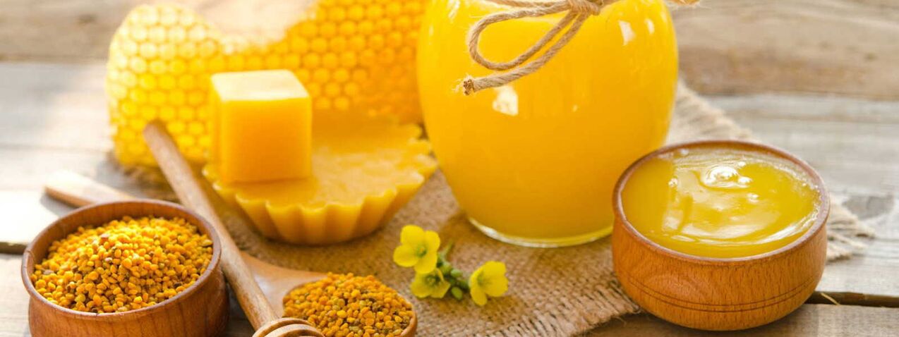 O pan de mel e abella regula a produción de testosterona no corpo dun home e aumenta a potencia. 