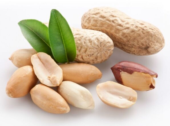 Os cacahuetes, que son efectivos para afectar o sistema reprodutivo masculino